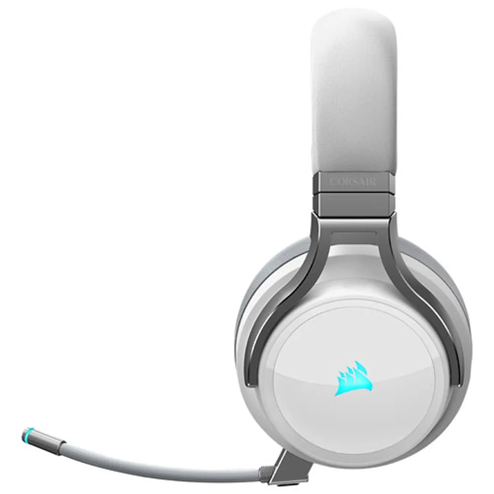 Corsair Virtuoso Wireless Gaming Headset with Microphone - White - Only at Best Buy