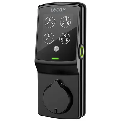 Lockly Secure Pro Fingerprint Wi-Fi Deadbolt Smart Lock - Matte Black - Only at Best Buy