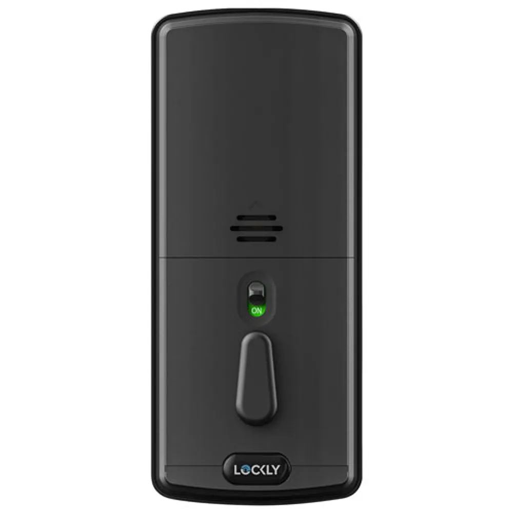 Lockly Secure Pro Fingerprint Wi-Fi Deadbolt Smart Lock - Matte Black - Only at Best Buy