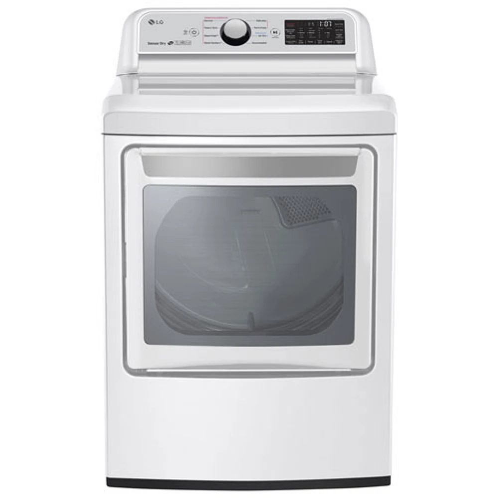 LG 7.3 Cu. Ft. Electric Dryer (DLEX7250W) - White - Open Box