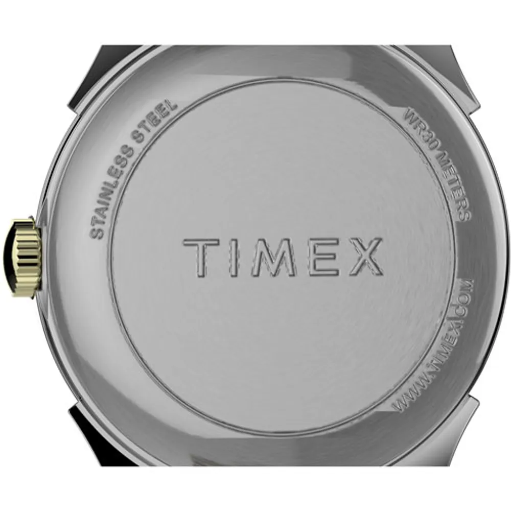 Montre-bijou de 28 mm pour femmes de Timex - Havane/Argenté