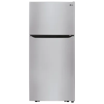 LG 30" 20.2 Cu. Ft. Top Freezer Refrigerator with LED Lighting (LTCS20020S) - Stainless Steel