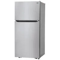 LG 30" 20.2 Cu. Ft. Top Freezer Refrigerator with LED Lighting (LTCS20020S) - Stainless Steel