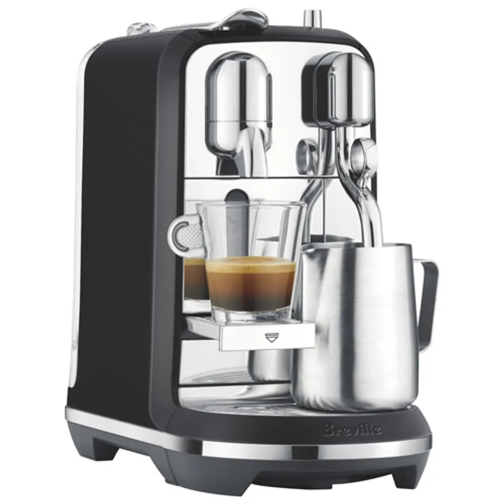 BREVILLE Nespresso Creatista Plus Coffee Machine by Breville Black  Truffle Galeries de la Capitale