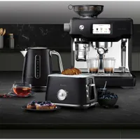 Breville Oracle Touch Automatic Espresso Machine with Frother & Coffee Grinder - Black Truffle