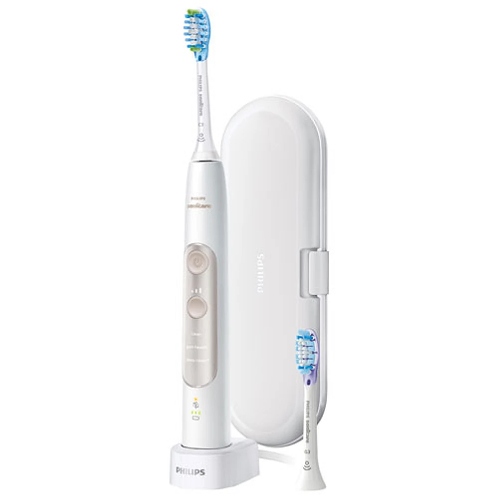 Brosse à dents électrique SoniCare ExpertClean de Philips (HX9610/16) - Blanc