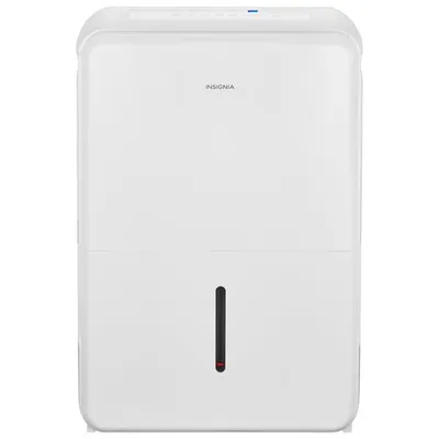 Insignia Dehumidifier with Pump - 50-Pint - White - Only at Best Buy