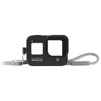 GoPro HERO8 Black Silicone Sleeve and Lanyard - Black