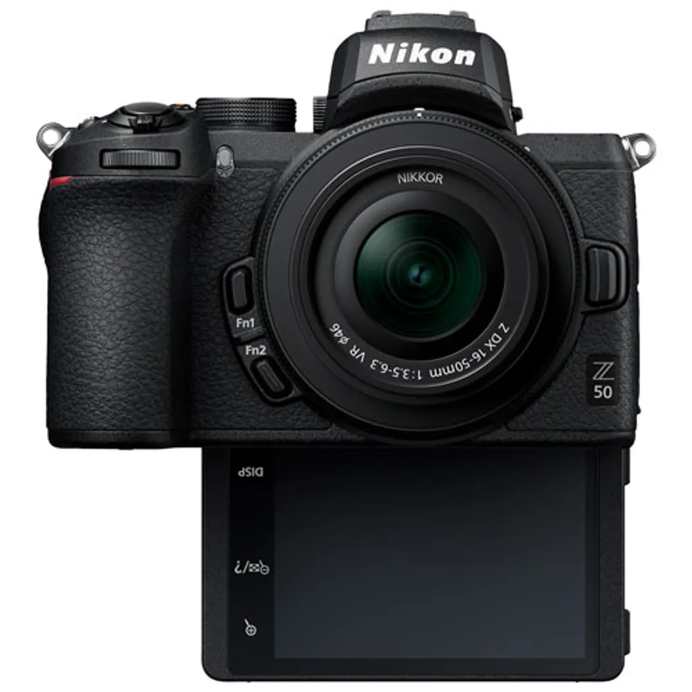 Appareil photo sans miroir Z 50 de Nikon avec objectif VR Z DX NIKKOR 16-50 mm