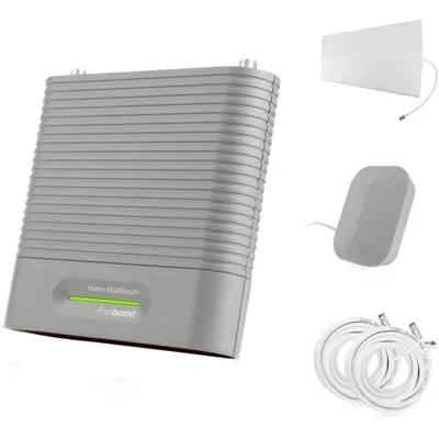 weBoost Home MultiRoom [Up to 5000 Sq ft] In-Home Cell Phone Signal Booster Kit for Home/Office, All Carriers 3G/4G LTE