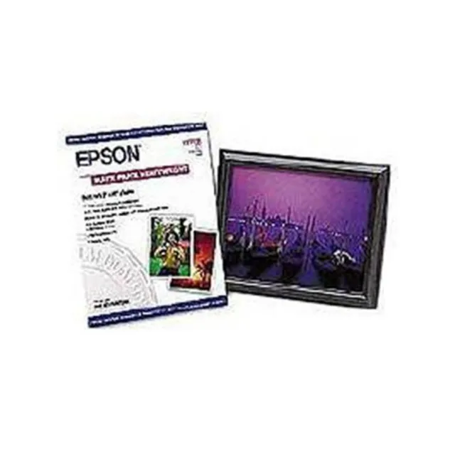 Epson Premium Presentation Paper MATTE (8.5x11 Inches, Double-sided, 50  Sheets) (S041568),Bright White