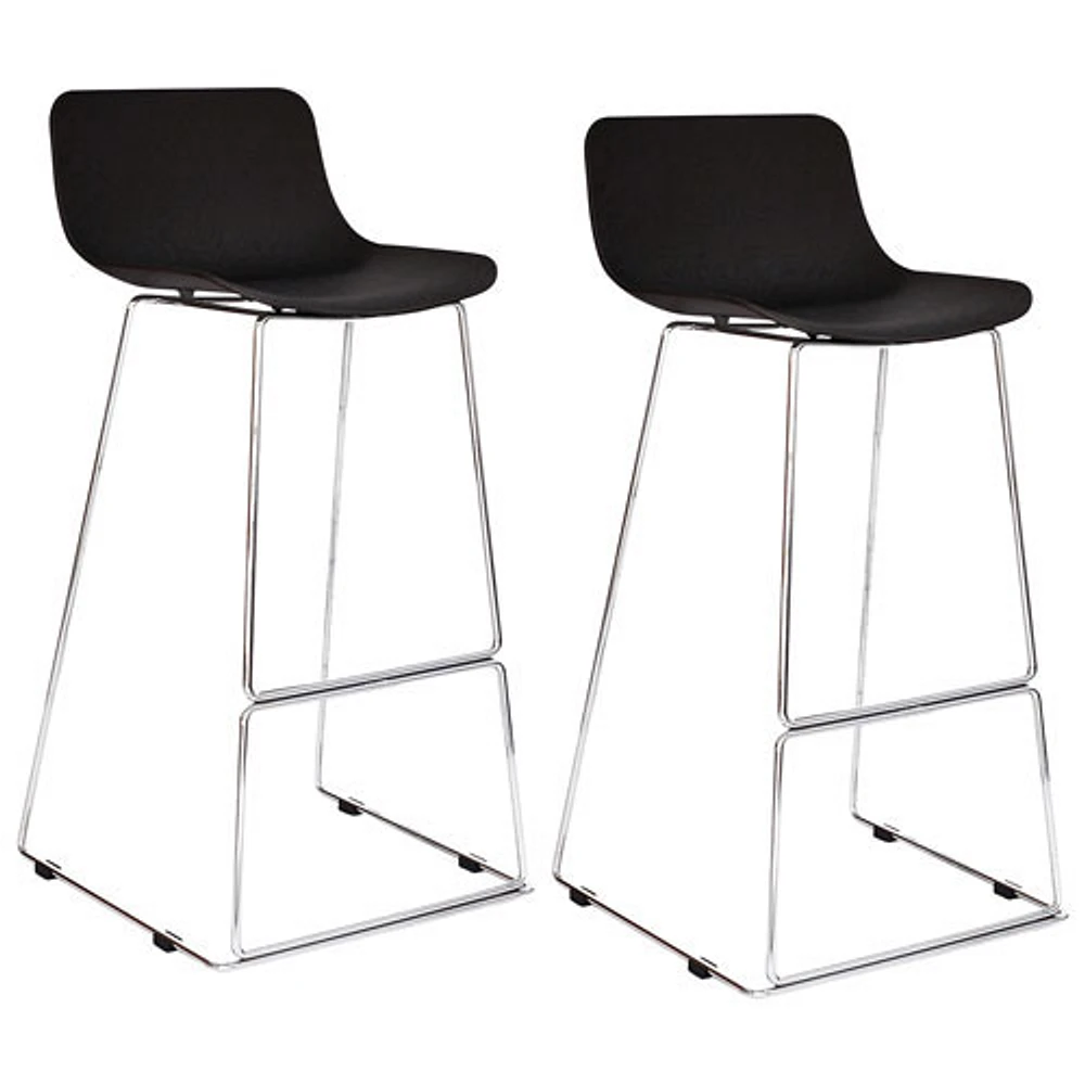 Tabouret de bar haut contemporain Esma - Ensemble de 2