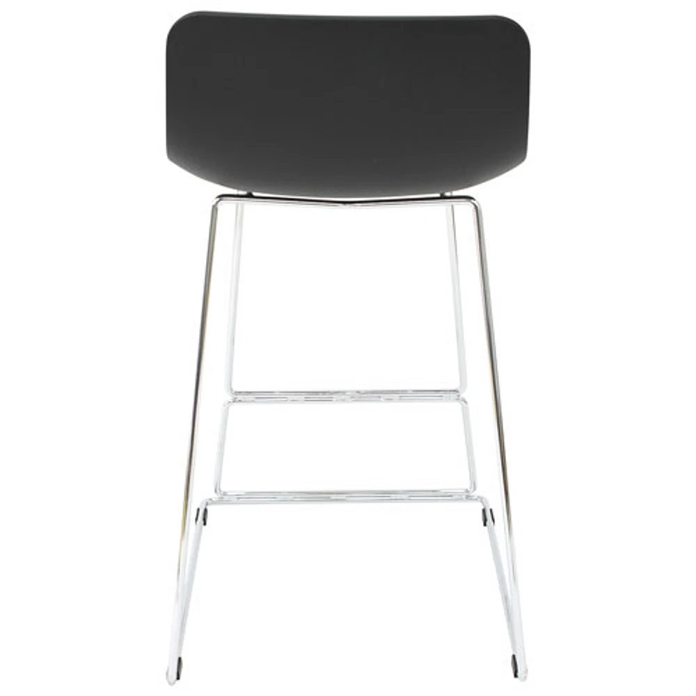 Tabouret de bar haut contemporain Esma - Ensemble de 2