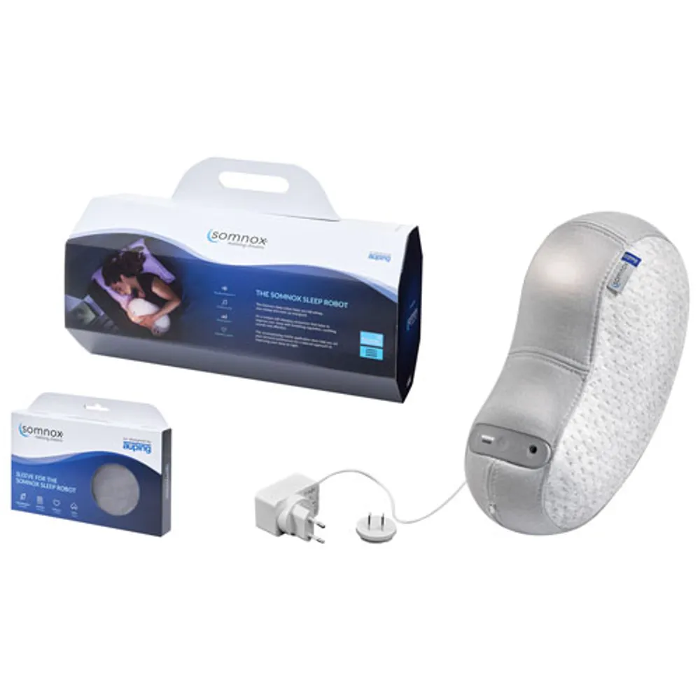 Somnox Sleep Robot 1.0 with Breathing Regulation - Grey/White