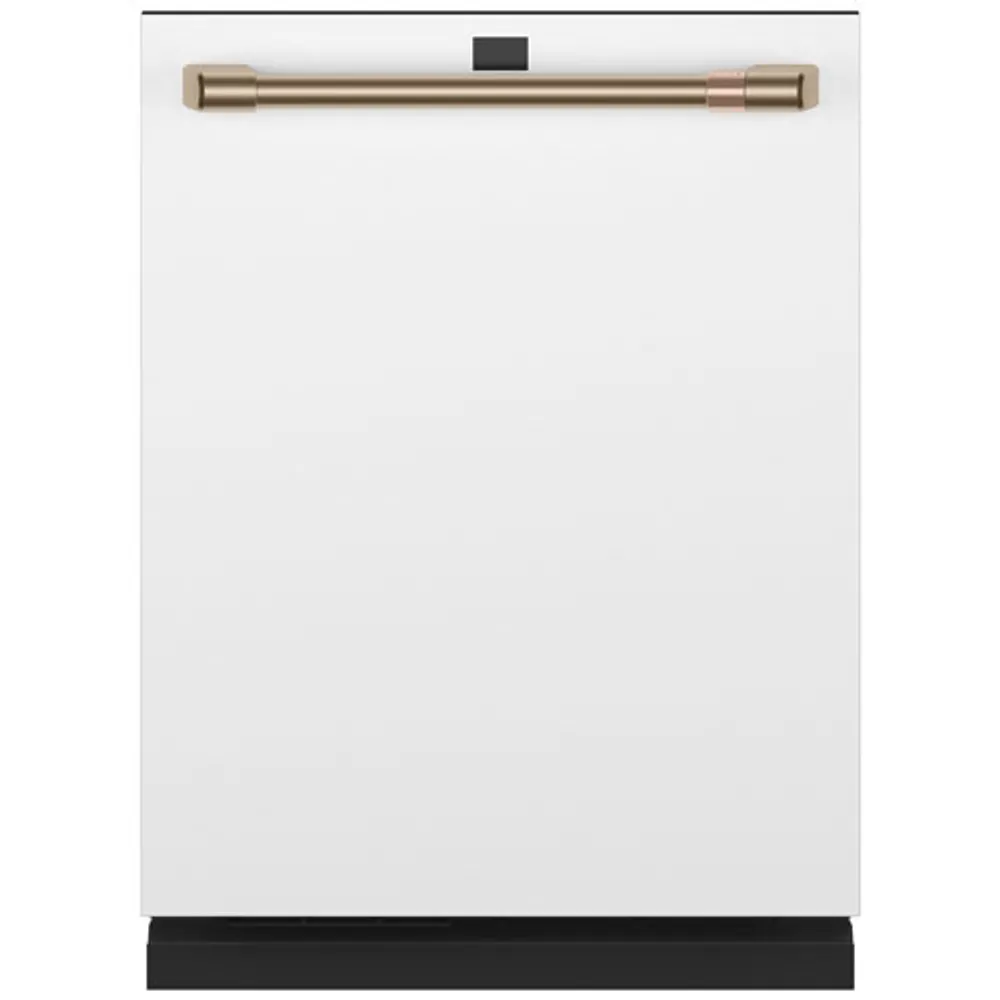 Café 24" 39dB Built-In Dishwasher with Stainless Steel Tub & Third Rack (CDT875P4NW2) - Matte White