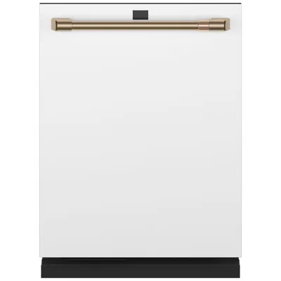 Café 24" 39dB Built-In Dishwasher with Stainless Steel Tub & Third Rack (CDT875P4NW2) - Matte White