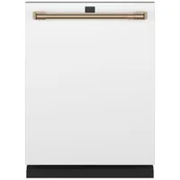 Café 24" 39dB Built-In Dishwasher with Stainless Steel Tub & Third Rack (CDT875P4NW2) - Matte White