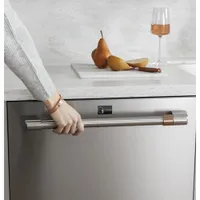 Café 24" 39dB Built-In Dishwasher with Stainless Steel Tub & Third Rack (CDT875P2NS1) - Stainless Steel