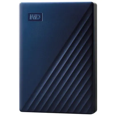 WD My Passport 5TB USB 3.0 Desktop Portable Hard Drive for Mac (WDBA2F0050BBL-WESN) - Blue