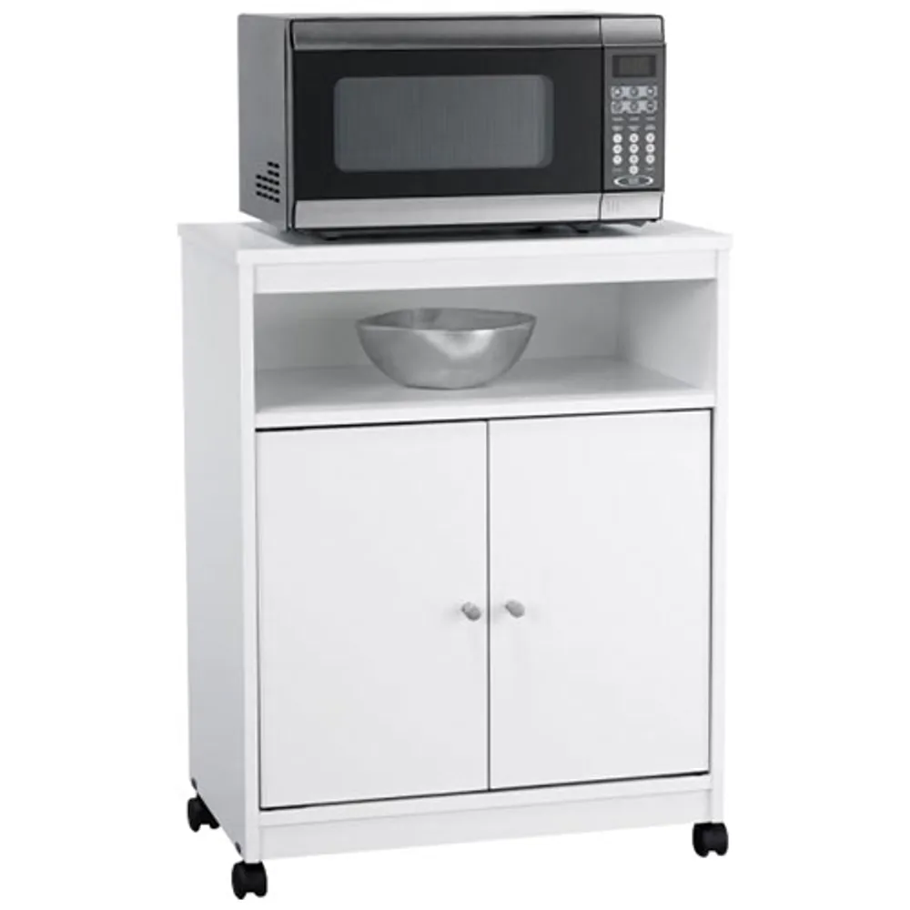 Landry Contemporary Mobile Microwave Cart