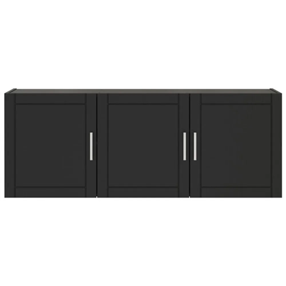 Callahan 20" 3-Shelf Wall Cabinet - Black