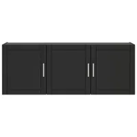 Callahan 20" 3-Shelf Wall Cabinet - Black