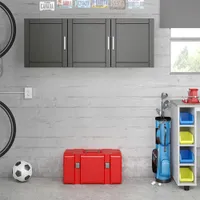 Callahan 20" 3-Shelf Wall Cabinet - Black