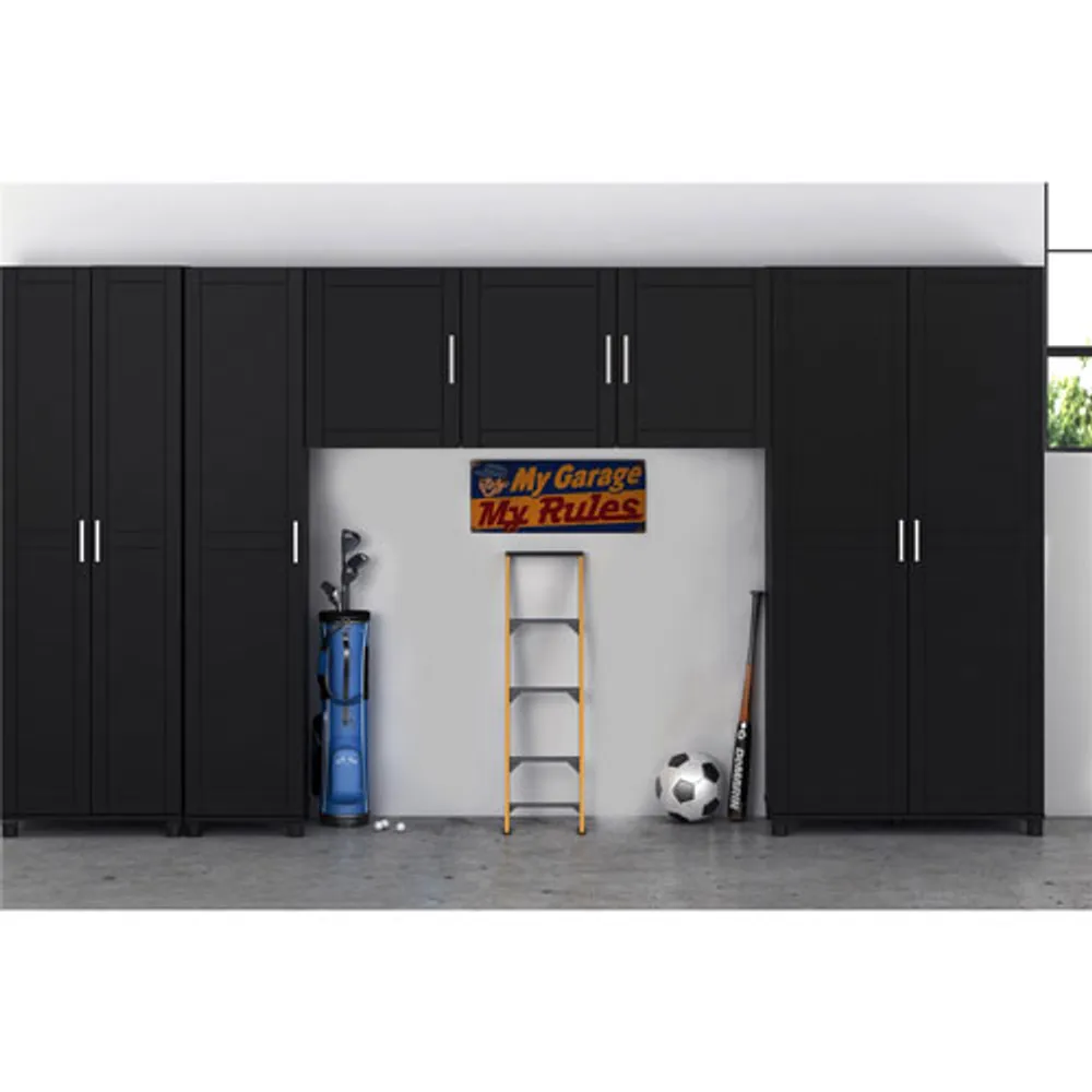 Callahan 20" 3-Shelf Wall Cabinet - Black