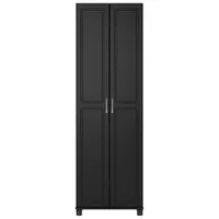 Kendall 75" 5-Shelf Cabinet - Black