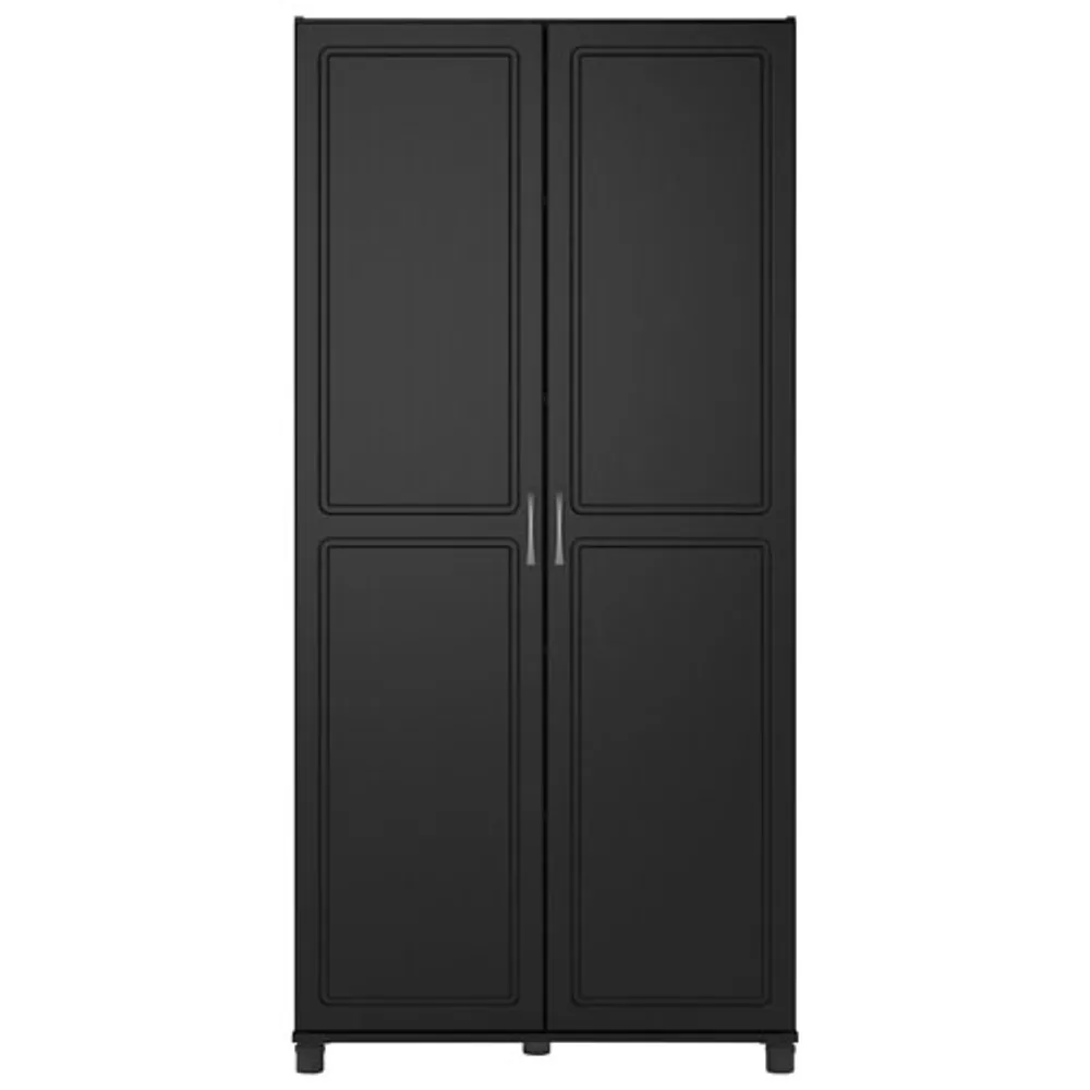 Kendall 74" 5-Shelf Cabinet - Black