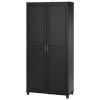 Kendall 74" 5-Shelf Cabinet - Black