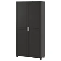 Callahan 74" 5-Shelf Cabinet - Black