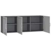 Kendall 20" 3-Shelf Wall Cabinet - Grey