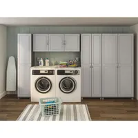 Armoire murale de 20 po à 3 tablettes Kendall - Gris