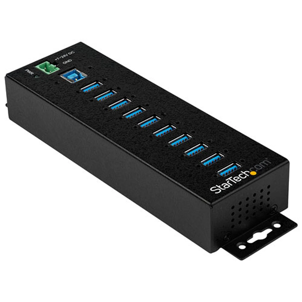 StarTech 10-Port USB 3.0 Hub with Power Adapter (HB30A10AME)