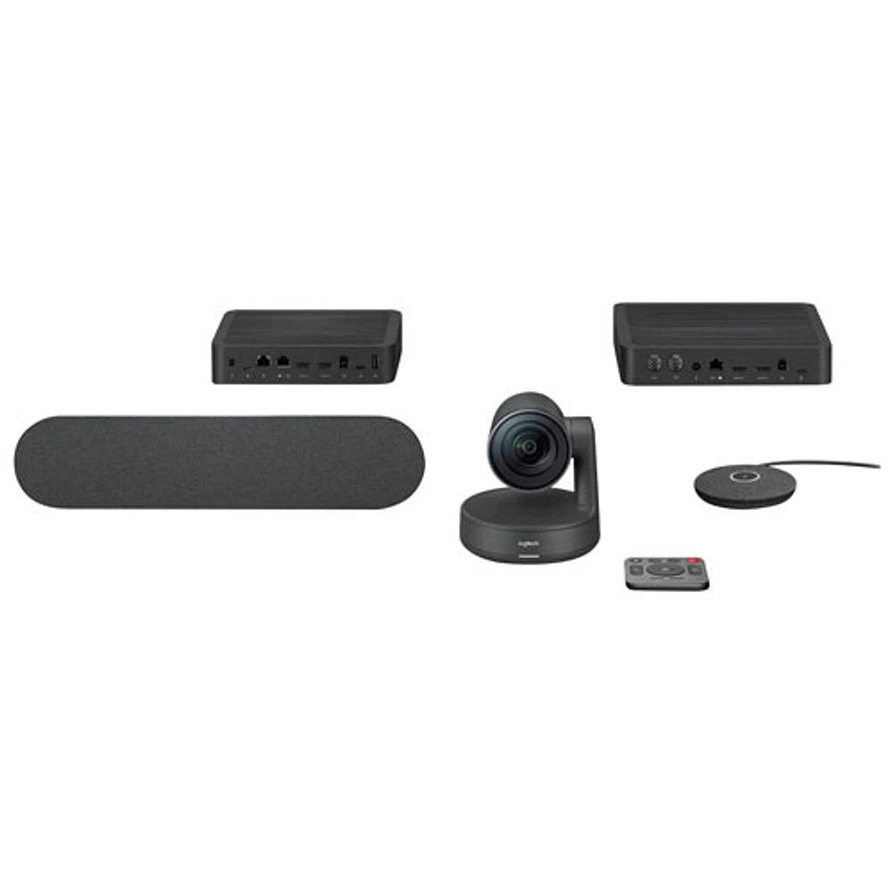 Logitech Rally Ultra-HD 4K ConferenceCam 60fps Video Conferencing Camera with External Microphone