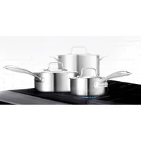 Cuisinart Professional Series 11-Piece Premium Stainless Steel Cookware Set - Silver