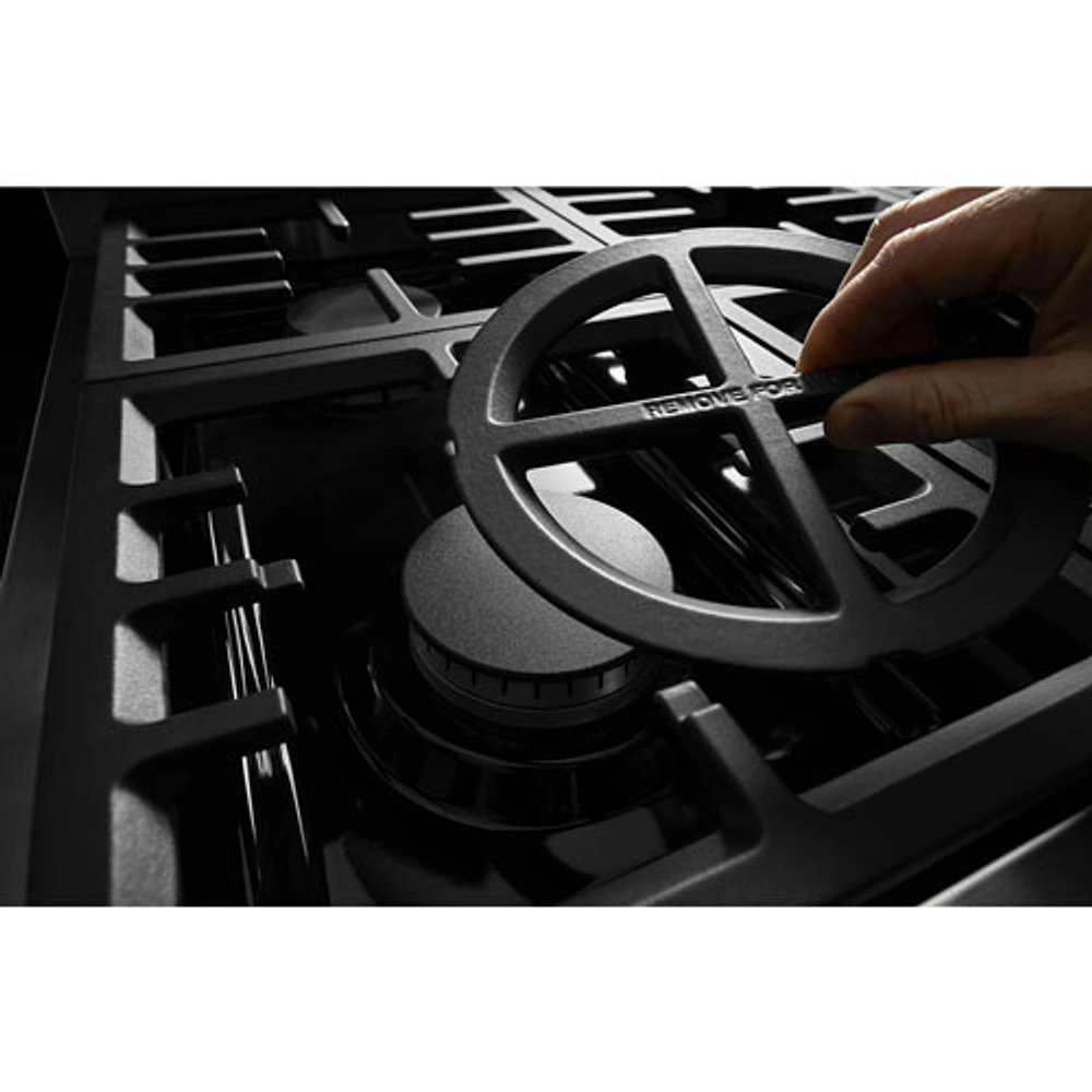 Surface de cuisson au gaz de style commercial 36 po de KitchenAid (KCGC506JSS) - Acier inoxydable