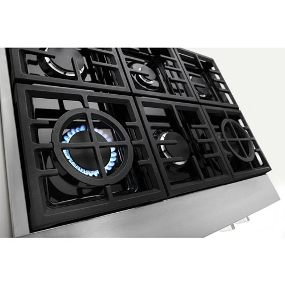 Surface de cuisson au gaz de style commercial 36 po de KitchenAid (KCGC506JSS) - Acier inoxydable