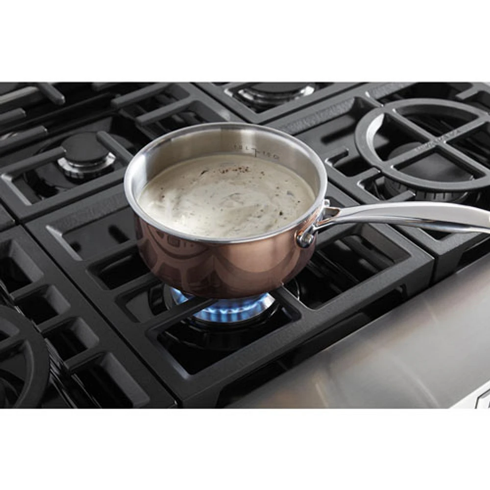 Surface de cuisson au gaz de style commercial 36 po de KitchenAid (KCGC506JSS) - Acier inoxydable