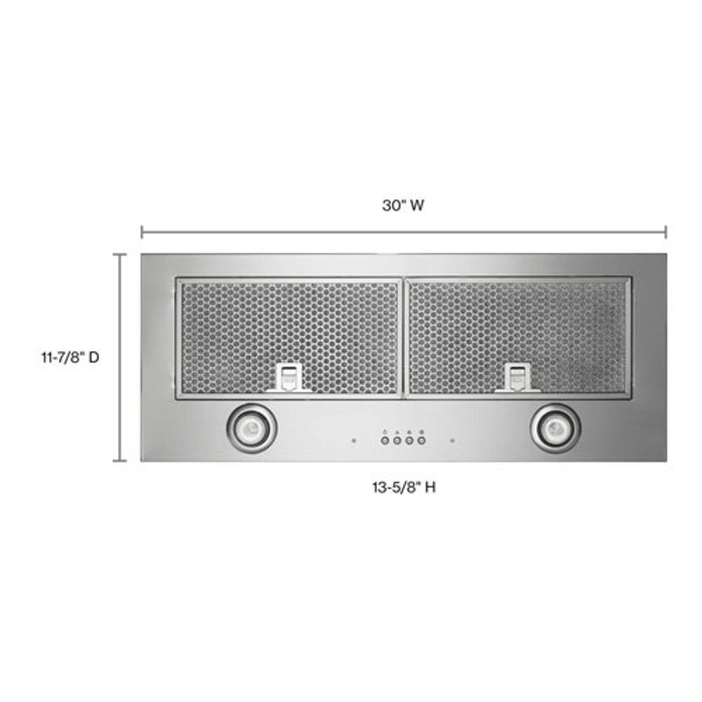 Whirlpool 30" Under Cabinet Custom Hood Liner (UVL5430JSS) - Stainless Steel