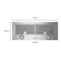 Whirlpool 30" Under Cabinet Custom Hood Liner (UVL5430JSS) - Stainless Steel