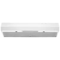 Whirlpool 30" Under Cabinet Range Hood (WVU17UC0JW) - White