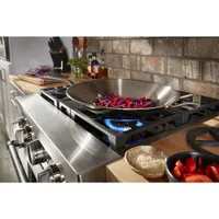 KitchenAid 30" 4.1 Cu. Ft. True Convection Freestanding Dual Fuel Range (KFDC500JSS) -Stainless Steel