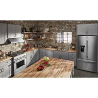 KitchenAid 30" 4.1 Cu. Ft. True Convection Freestanding Dual Fuel Range (KFDC500JSS) -Stainless Steel