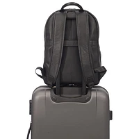 Club Rochelier Leather Business Backpack - Black