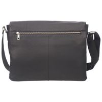 Club Rochelier Leather Convertible Messenger Bag - Black