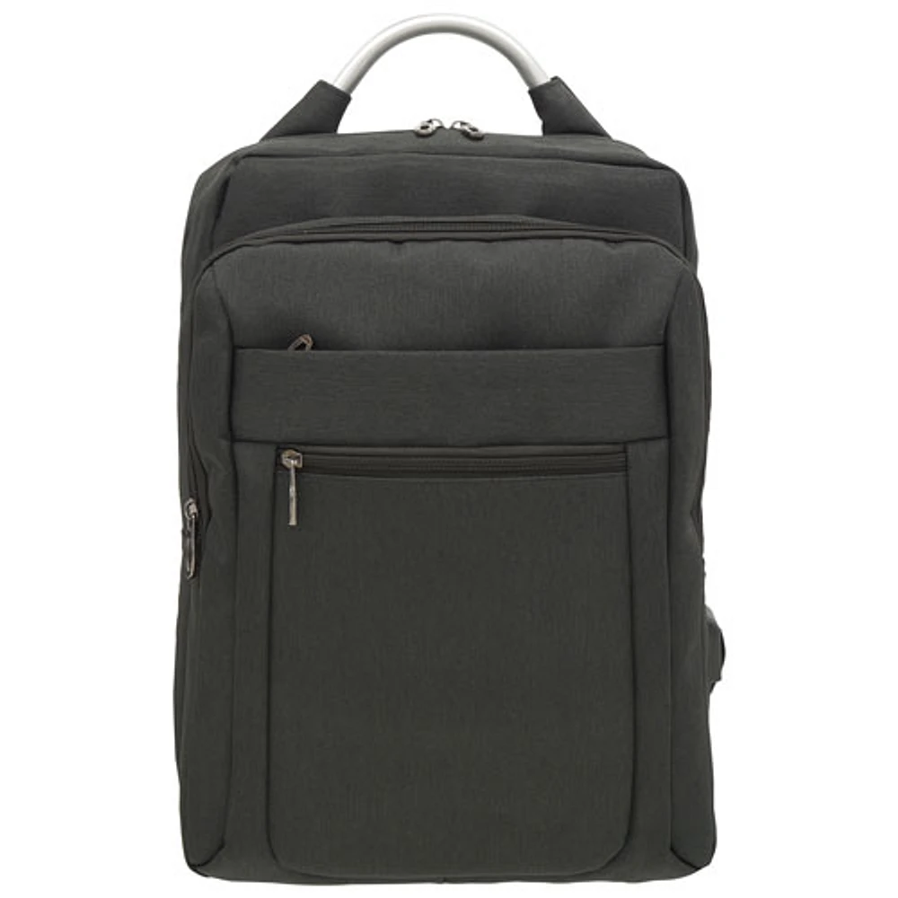 Club Rochelier 600D Polyester Smart Backpack - Black