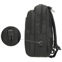 Club Rochelier 600D Polyester Smart Backpack - Black