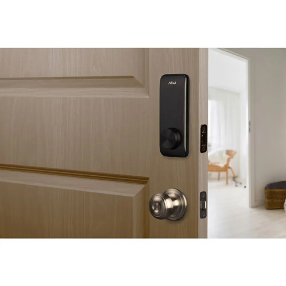 Alfred DB2-B Bluetooth Smart Lock with Key - Black